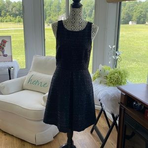 Black dress with shimmer. Size 6.